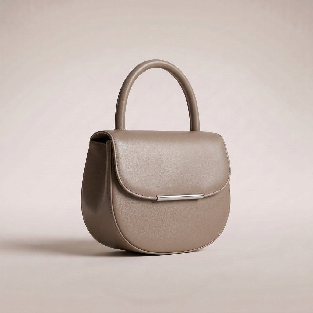 Loop Top-Handle Bag – Taupe