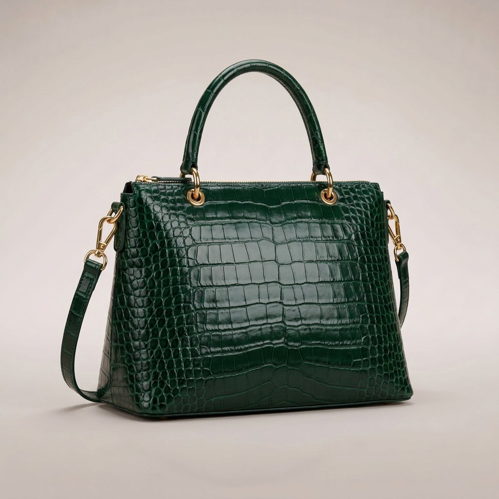 Vela Top-Handle Bag – Green
