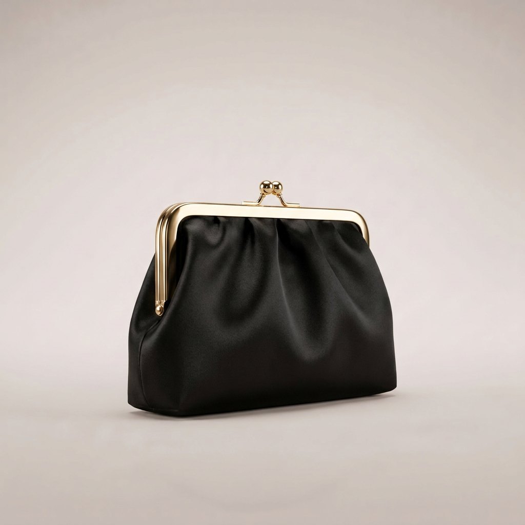 Sera Frame Clutch – Black