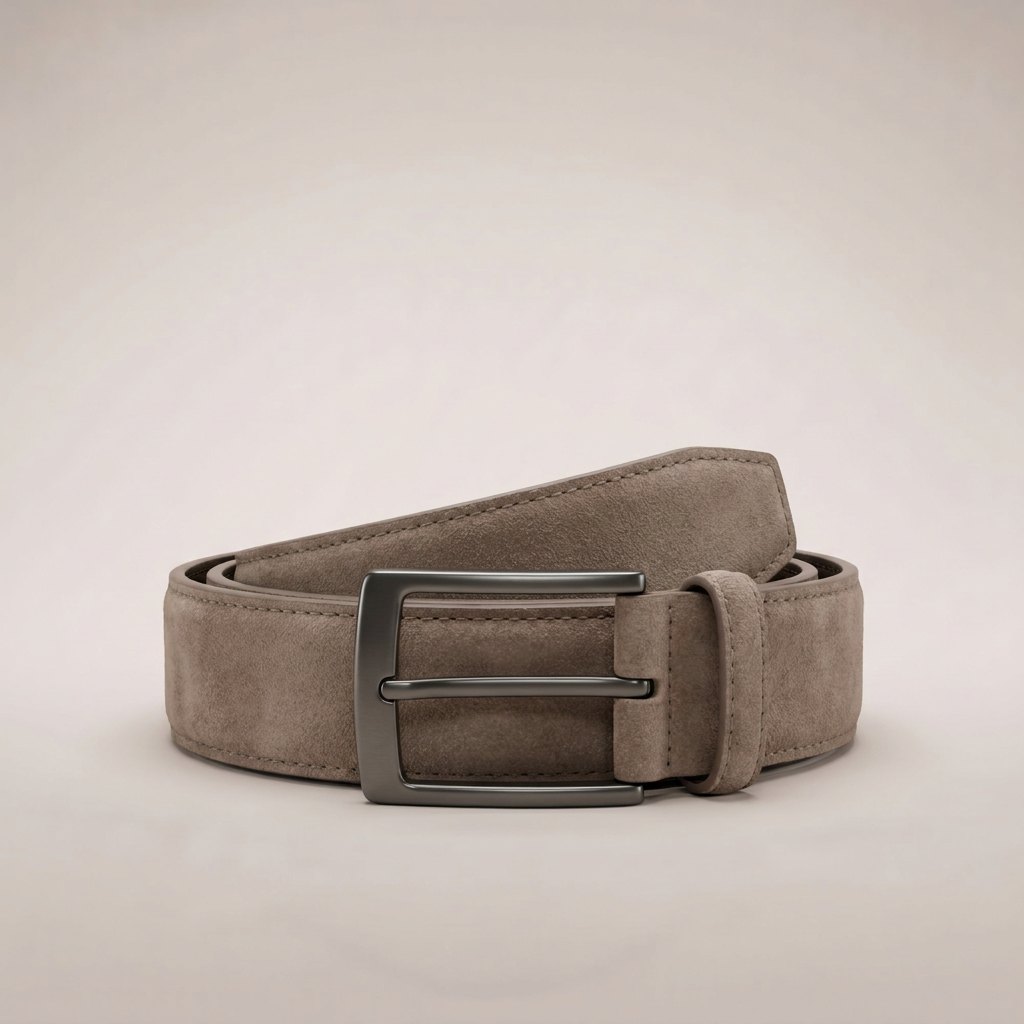 Sorrento Suede Belt – Taupe