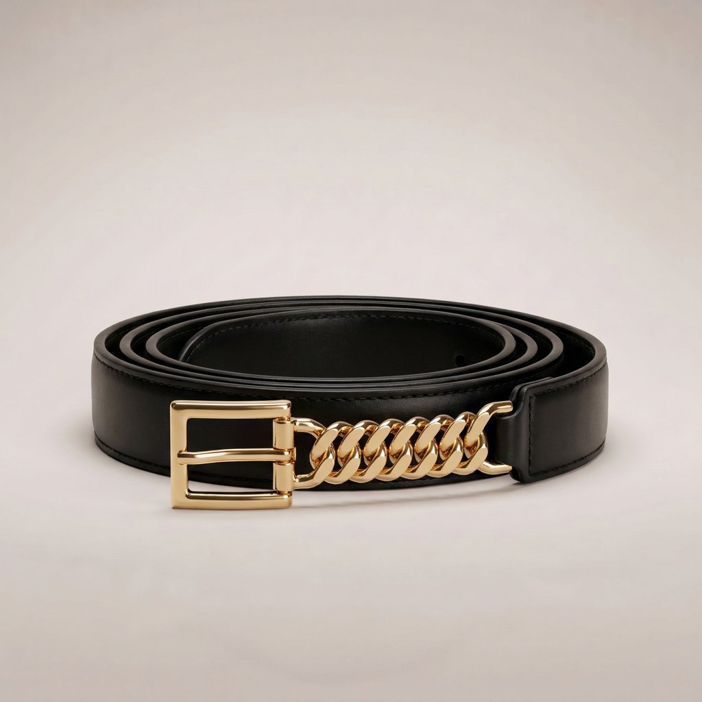 Catena Chain Belt – Black
