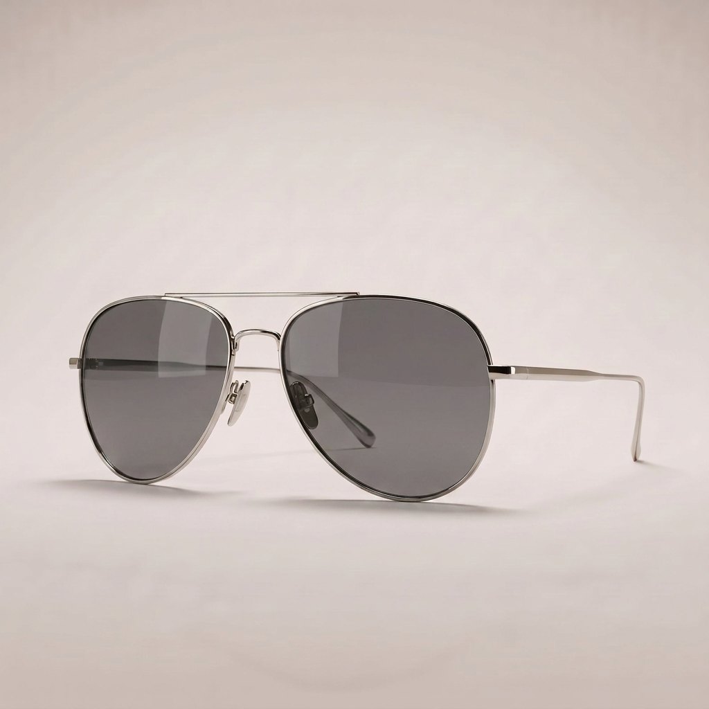 Aero Pilot Sunglasses – Silver