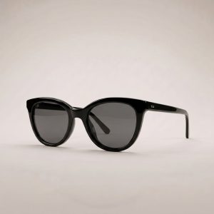 Lido Cat-Eye Sunglasses – Black