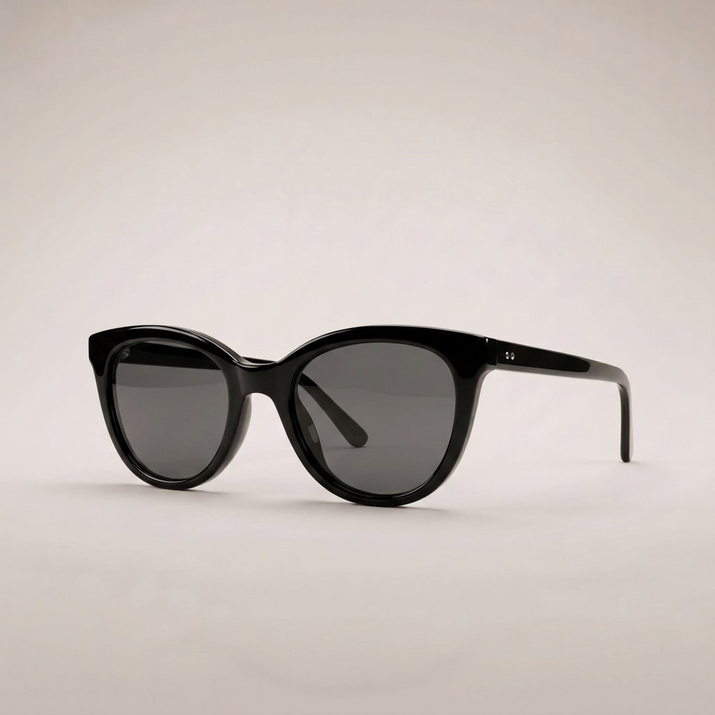 Lido Cat-Eye Sunglasses – Black
