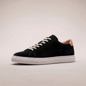 Court Sneaker – Black Suede
