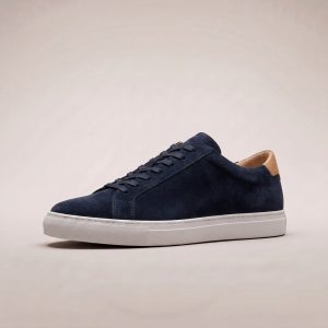 Court Sneaker – Navy Suede