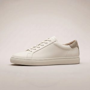 Lido Leather Sneaker – Ivory