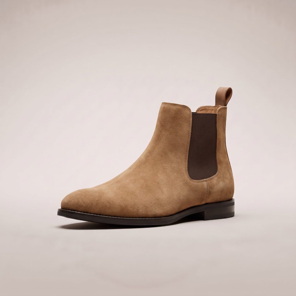 Chelsea Boot – Tan Suede