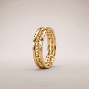 Trio Stacking Rings – Gold