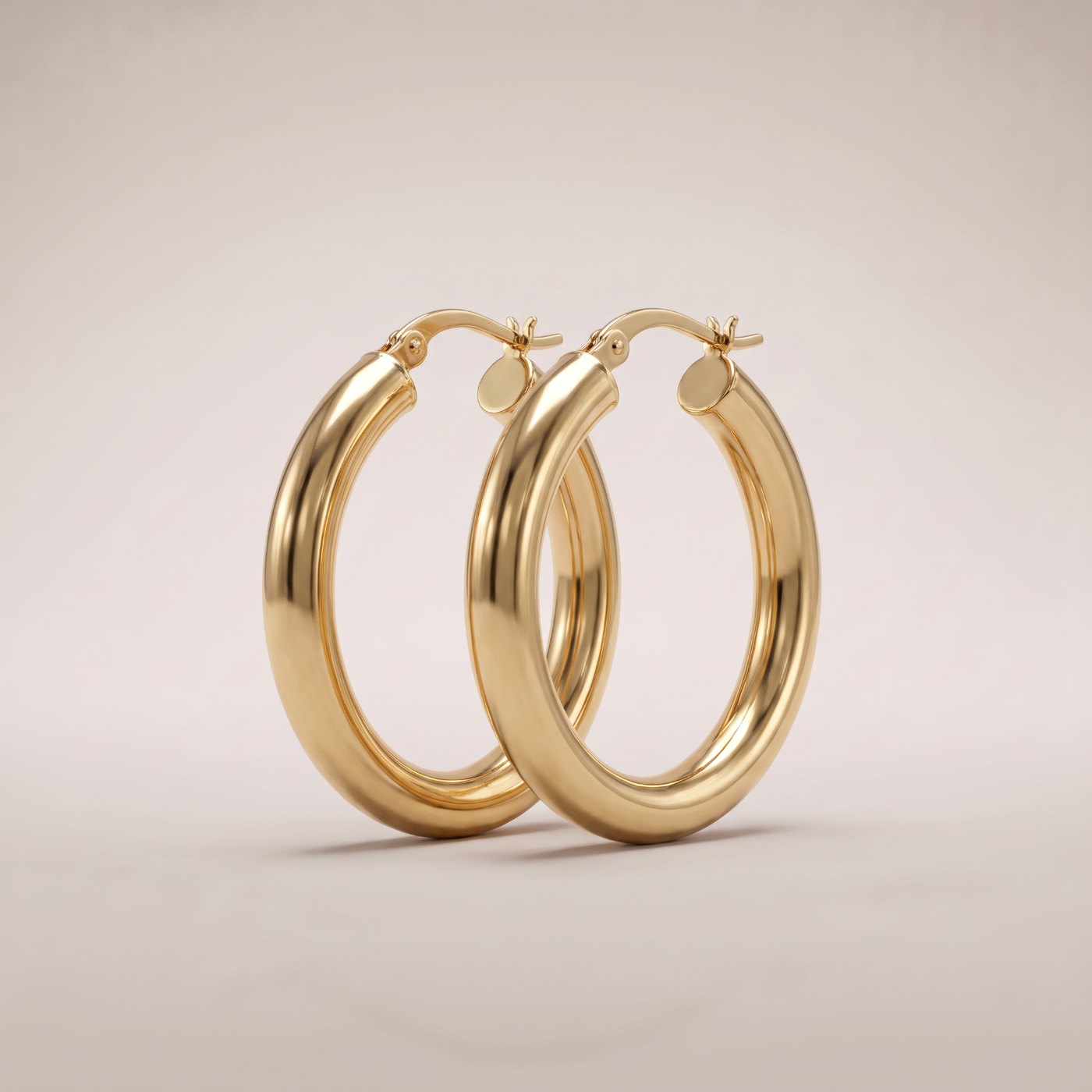 Arc Hoops – Gold