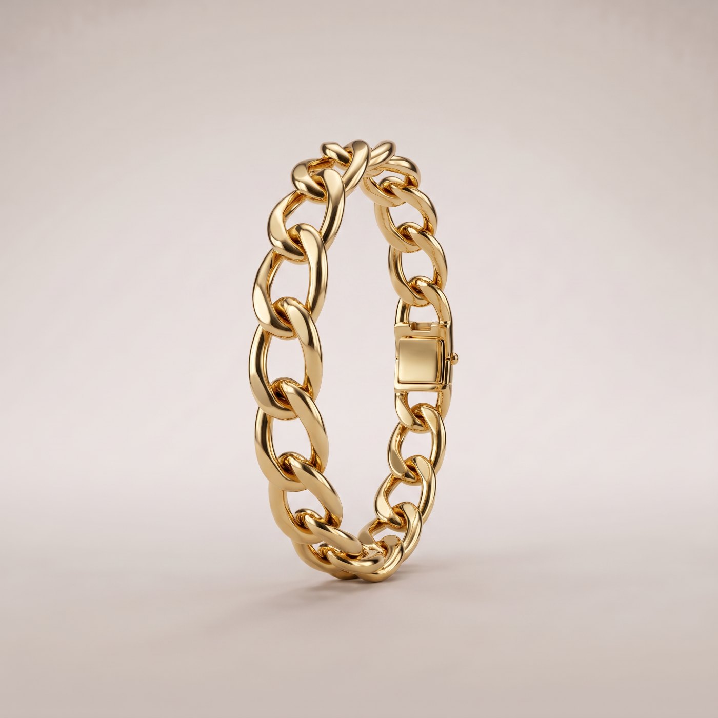 Curb Link Bracelet – Gold