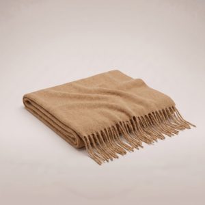 Engadin Cashmere Scarf – Camel