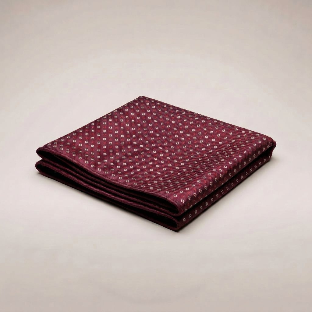 Corso Silk Neckerchief – Burgundy