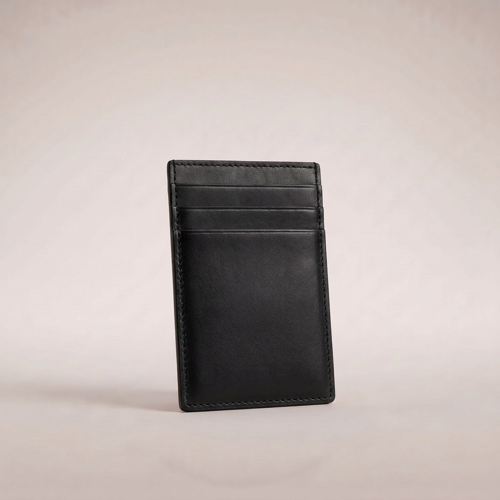 Lino Card Holder – Black