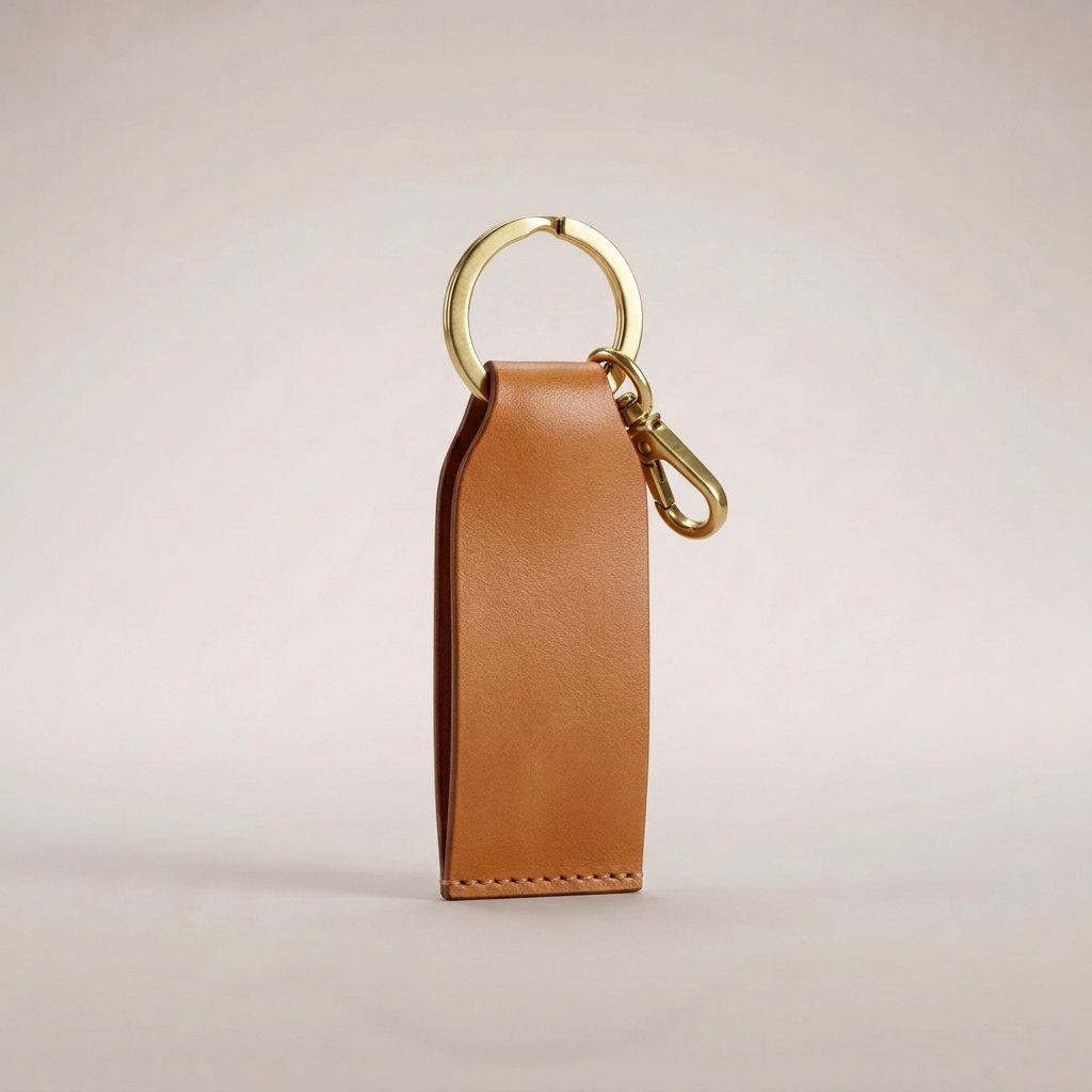 Anello Key Ring – Tan
