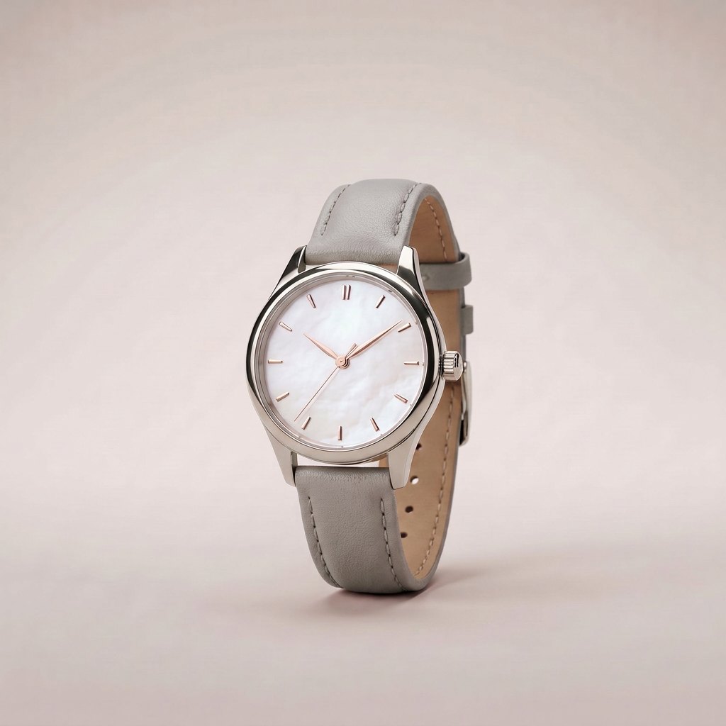 Perle 28 Watch – Silver
