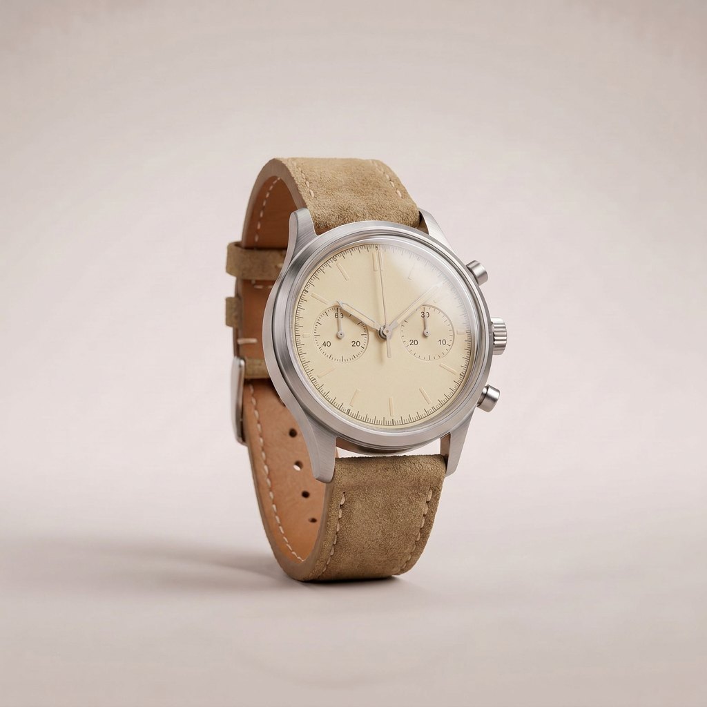 Field 40 Chronograph Watch – Cream Dial