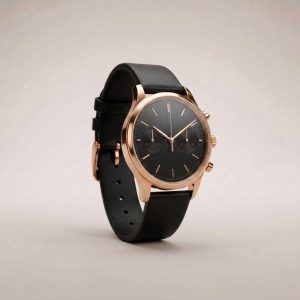 Lune 34 Chronograph Watch – Black Dial
