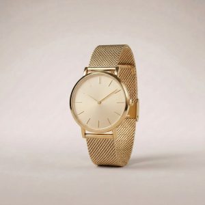 Brera 30 Mesh Watch – Gold