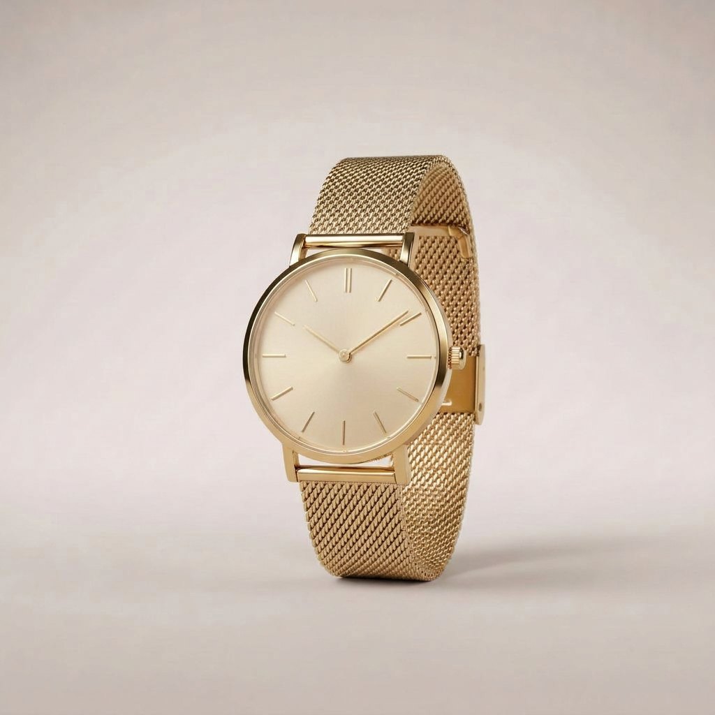 Brera 30 Mesh Watch – Gold